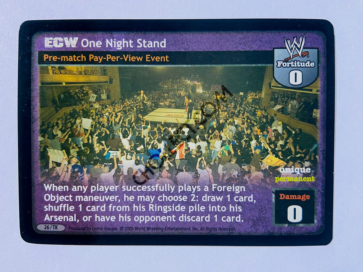 ECW One Night Stand (Foil, Ultra Rare)