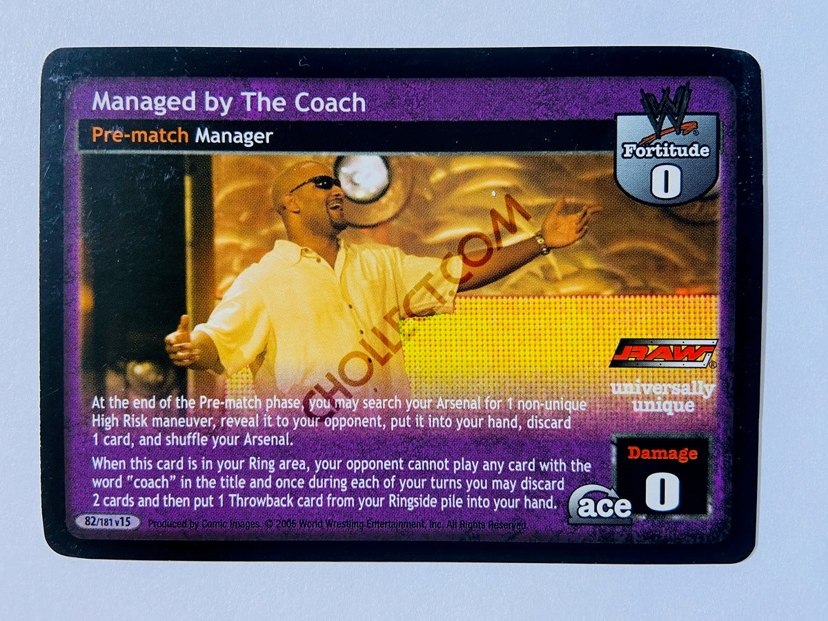 Managed by The Coach (Rare)