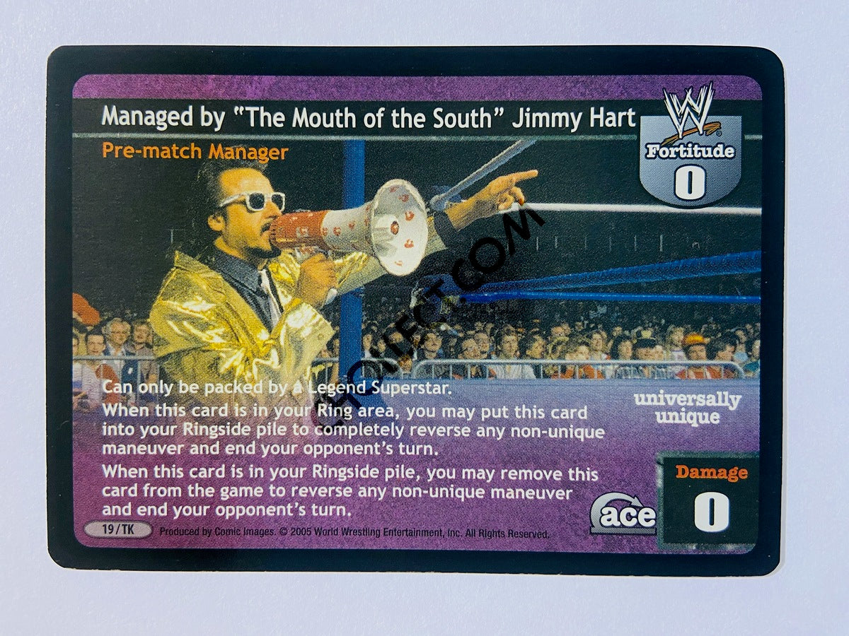 Managed by “The Mouth of the South” Jimmy Hart (Foil, Ultra Rare)