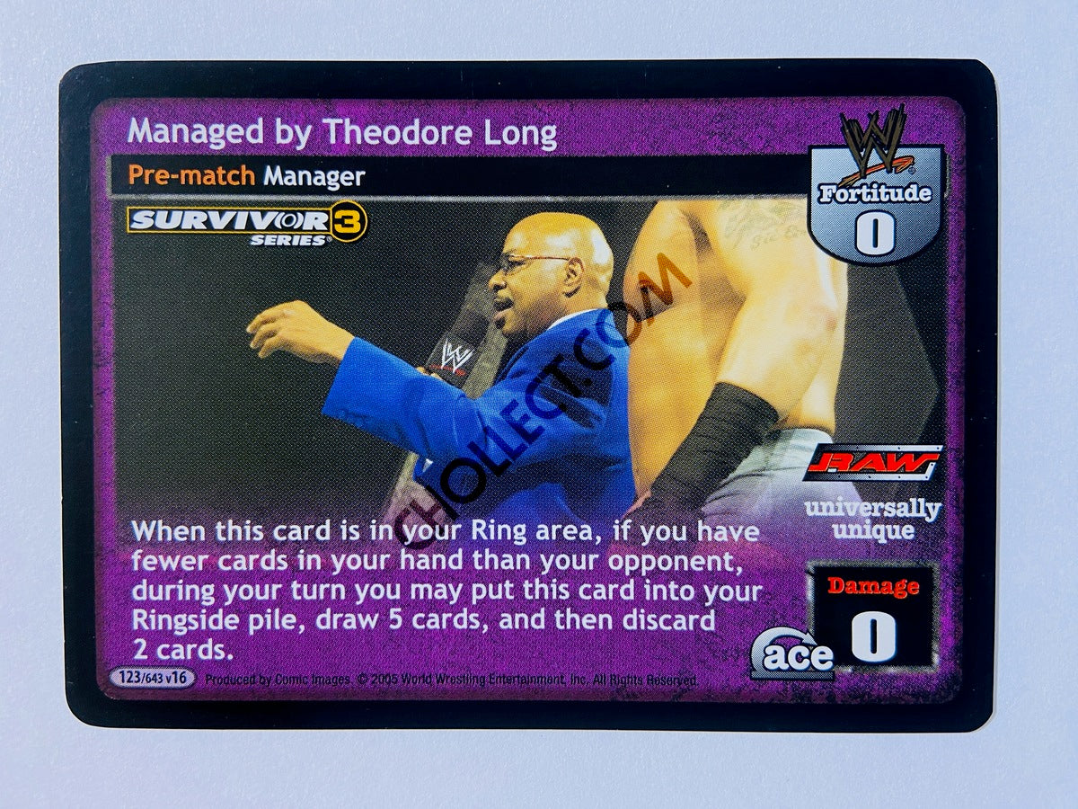 Managed by Theodore Long (SS3, Rare)