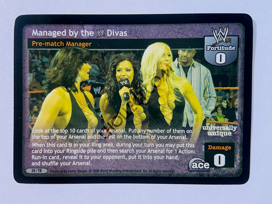 Managed by the WWE Divas (Foil)