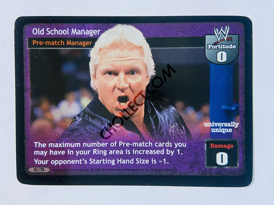 Old School Manager (Foil, Ultra Rare)