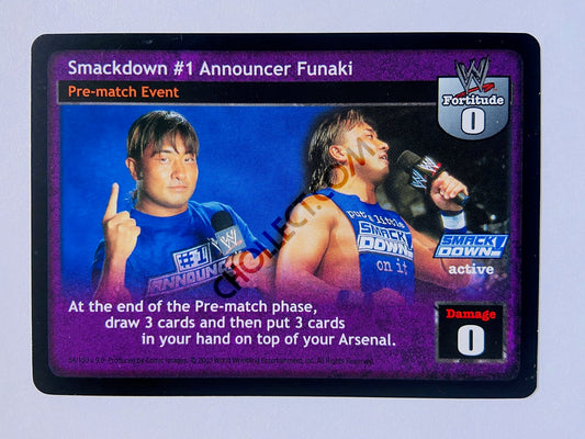 Smackdown #1 Announcer Funaki