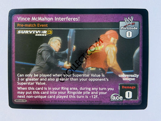 Vince McMahon Interferes! (SS3, Foil)