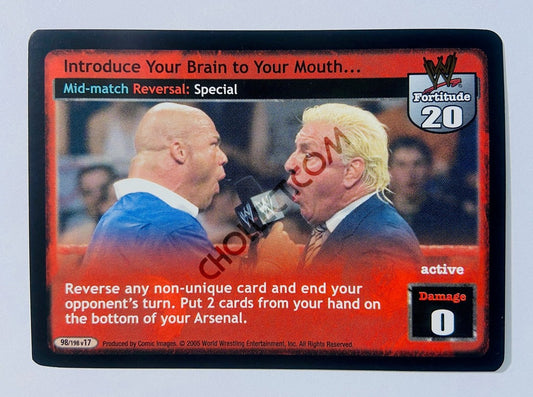 Introduce Your Brain to Your Mouth... (Rare)