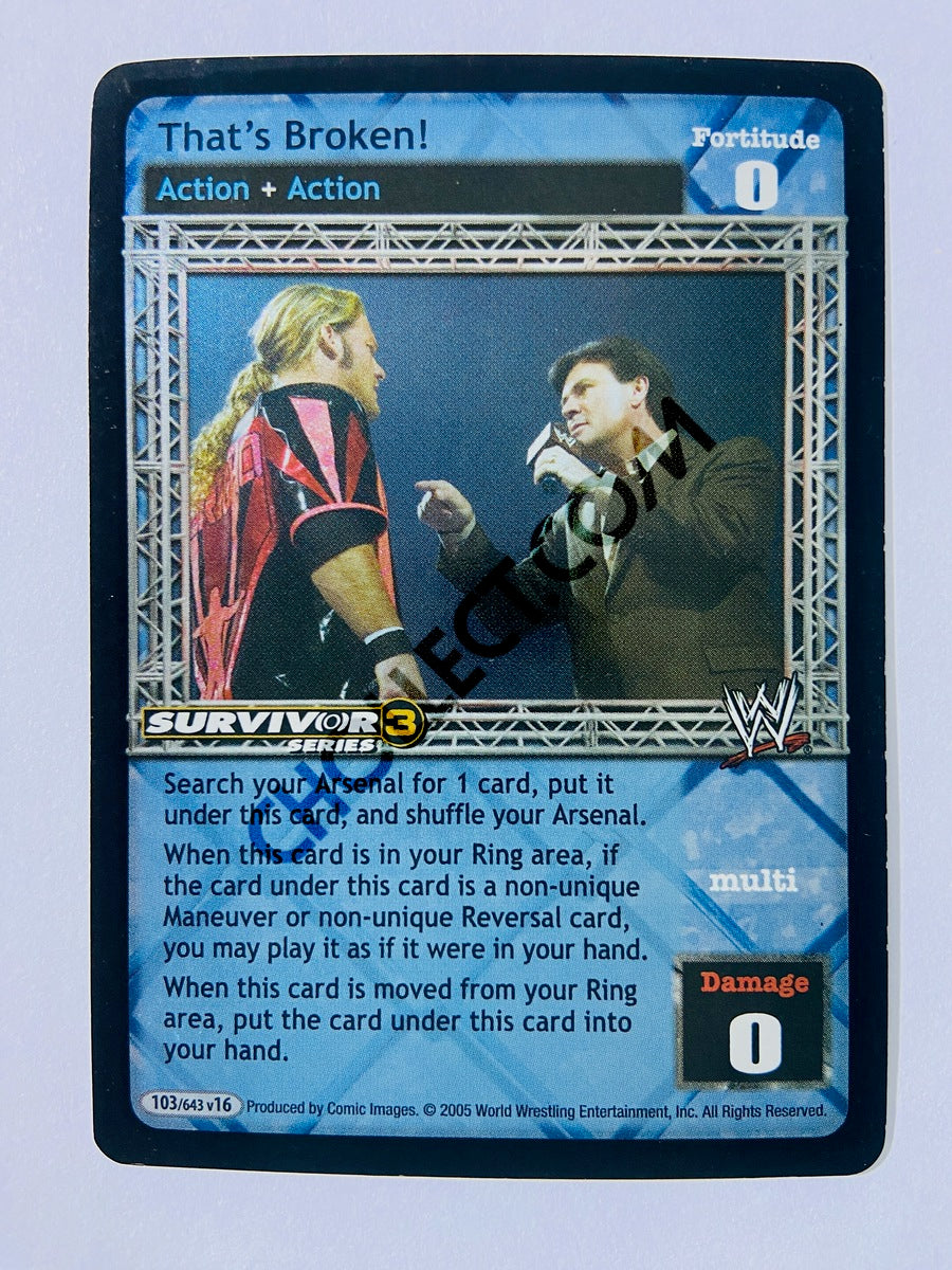 That's Broken! (SS3, Rare, Foil)