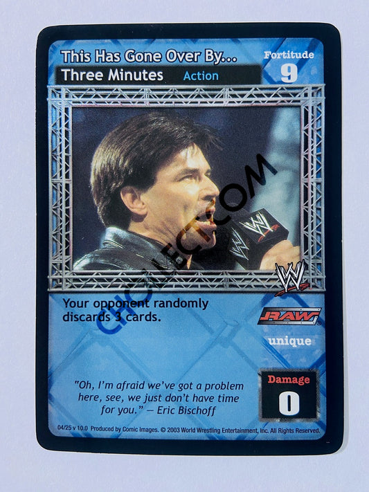 This Has Gone Over By...Three Minutes (Foil, Ultra Rare)