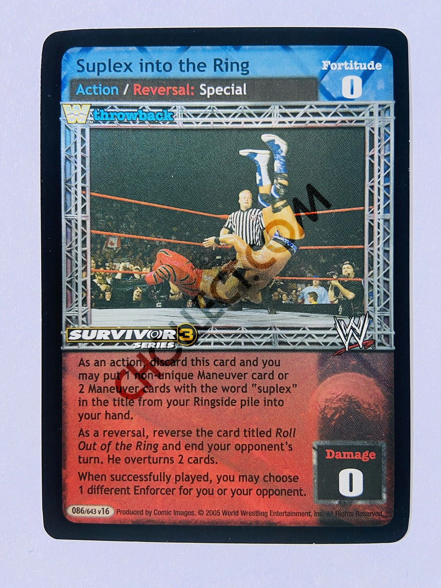 Suplex into the Ring (SS3, Foil)