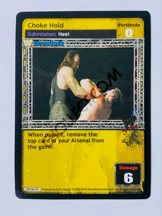 Choke Hold (WWE, Rare)