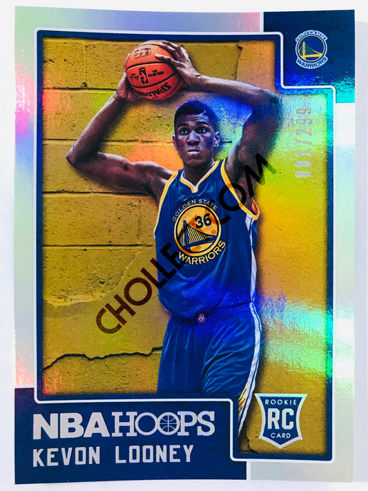 Kevon Looney - Golden State Warriors 2015-16 Panini Hoops #270 Silver Parallel RC Rookie /299