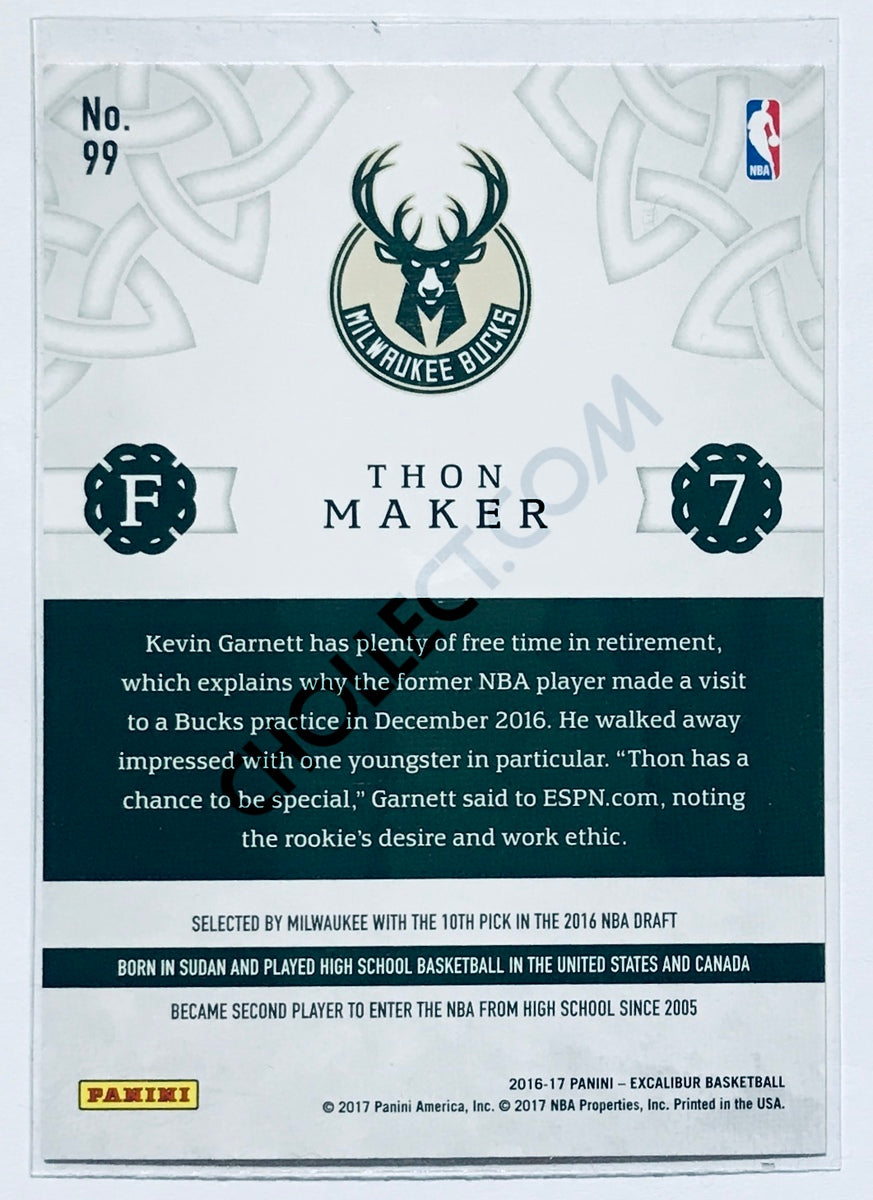 Thon Maker - Milwaukee Bucks 2016-17 Panini Excalibur RC Rookie #99