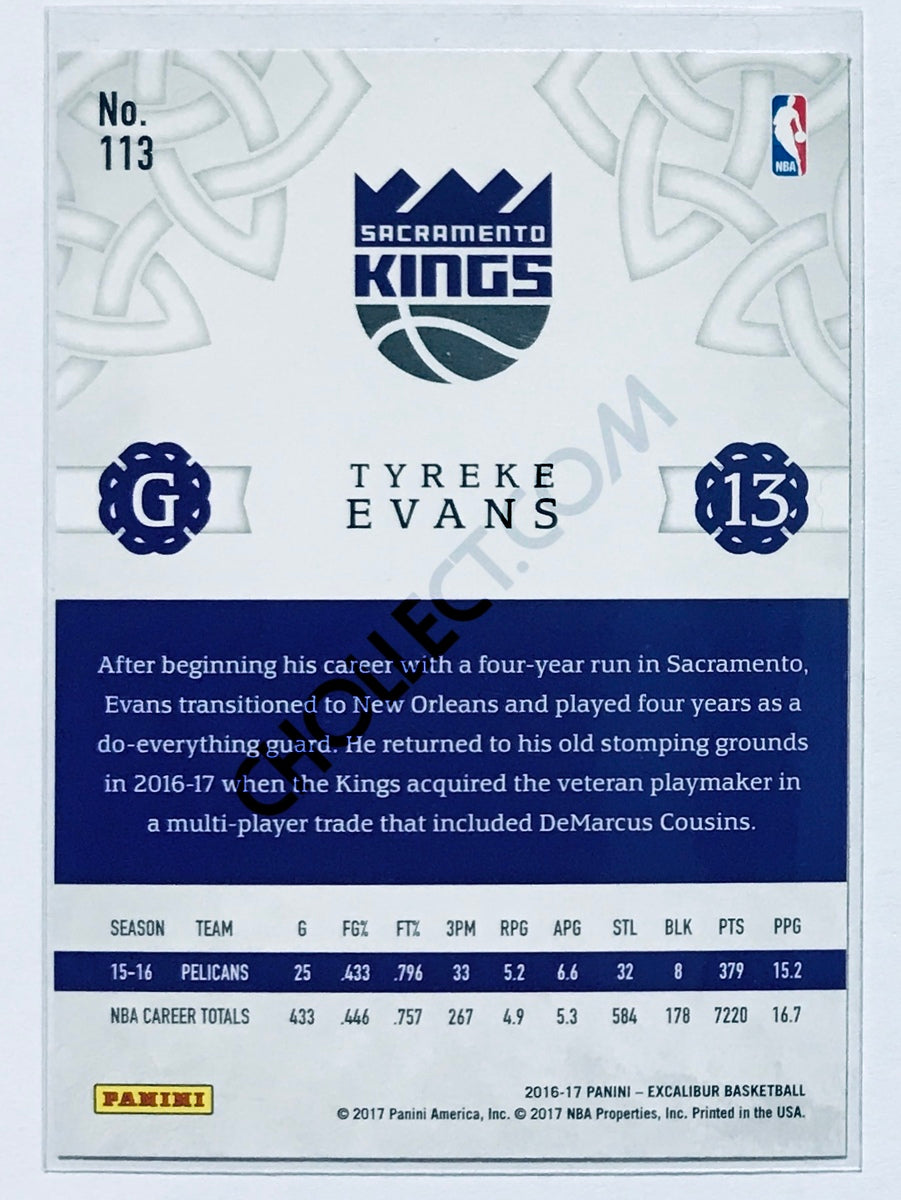 Tyreke Evans - Sacramento Kings 2016-17 Panini Excalibur #113