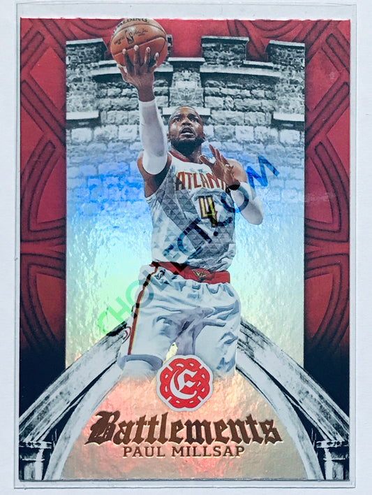 Paul Millsap - Atlanta Hawks 2016-17 Panini Excalibur Battlements Insert #26