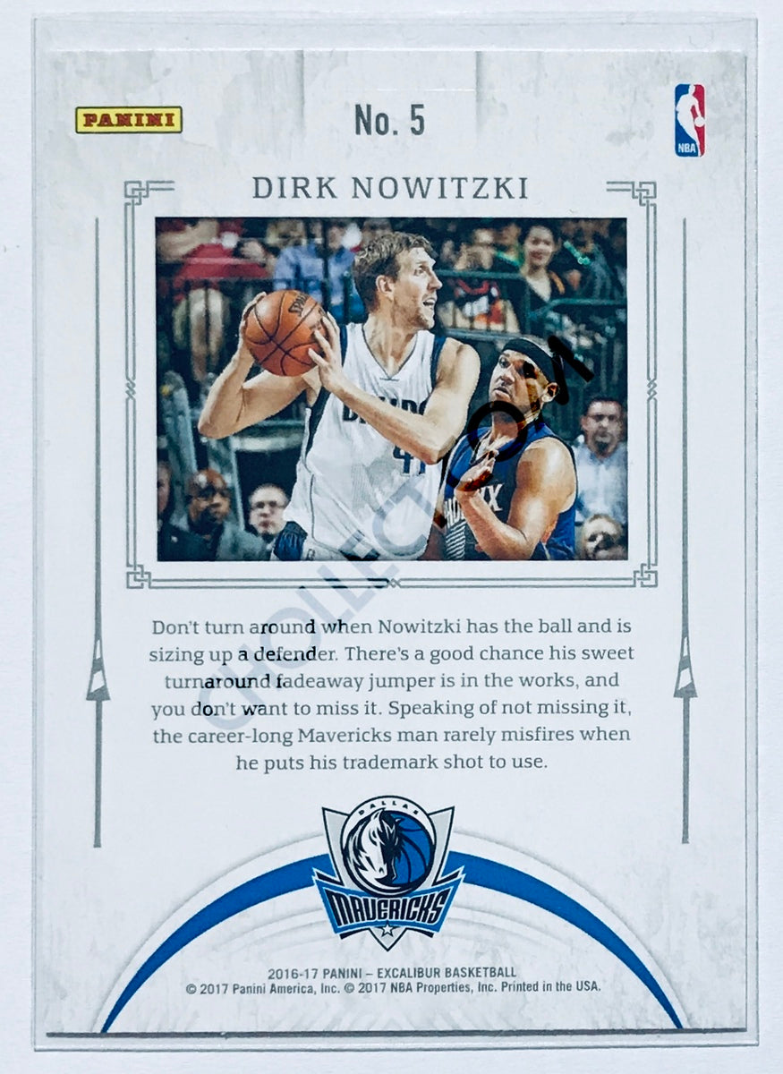 Dirk Nowitzki - Dallas Mavericks 2016-17 Panini Excalibur Jousting Insert #5