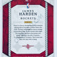 James Harden - Houston Rockets 2016-17 Panini Excalibur Run The Gauntlet Insert #1