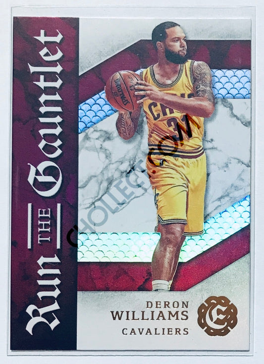 Deron Williams - Cleveland Cavaliers 2016-17 Panini Excalibur Run The Gauntlet Insert #9