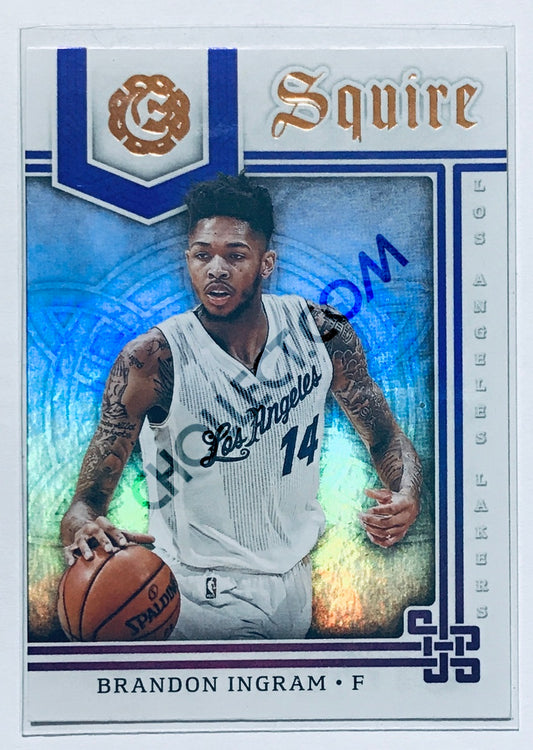 Brandon Ingram - Los Angeles Lakers 2016-17 Panini Excalibur Squire Insert Rookie Card#4