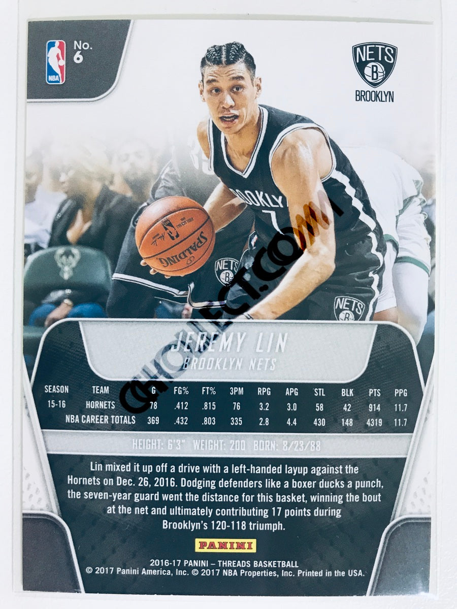 Jeremy Lin - Brooklyn Nets 2016-17 Panini Threads #6