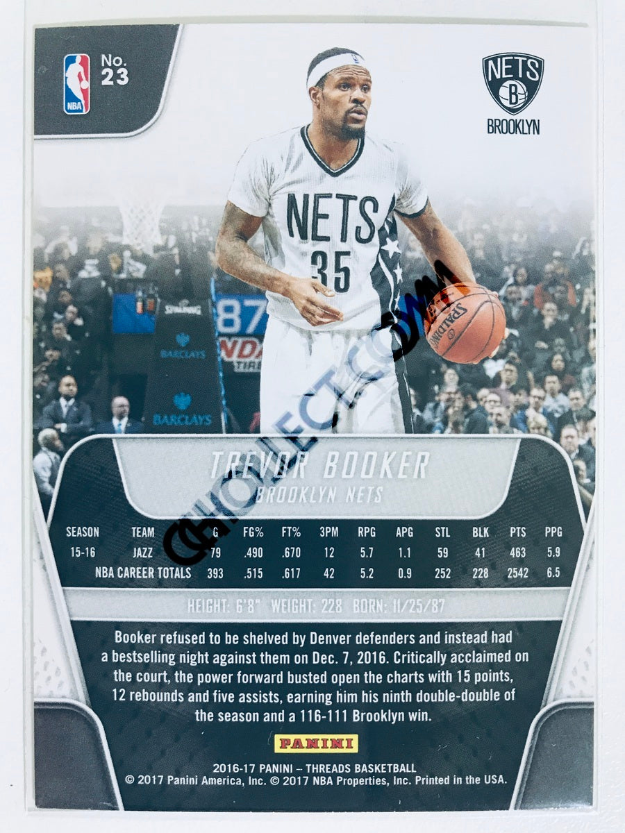 Trevor Booker - Brooklyn Nets 2016-17 Panini Threads #23