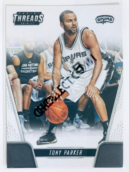 Tony Parker - San Antonio Spurs 2016-17 Panini Threads #61