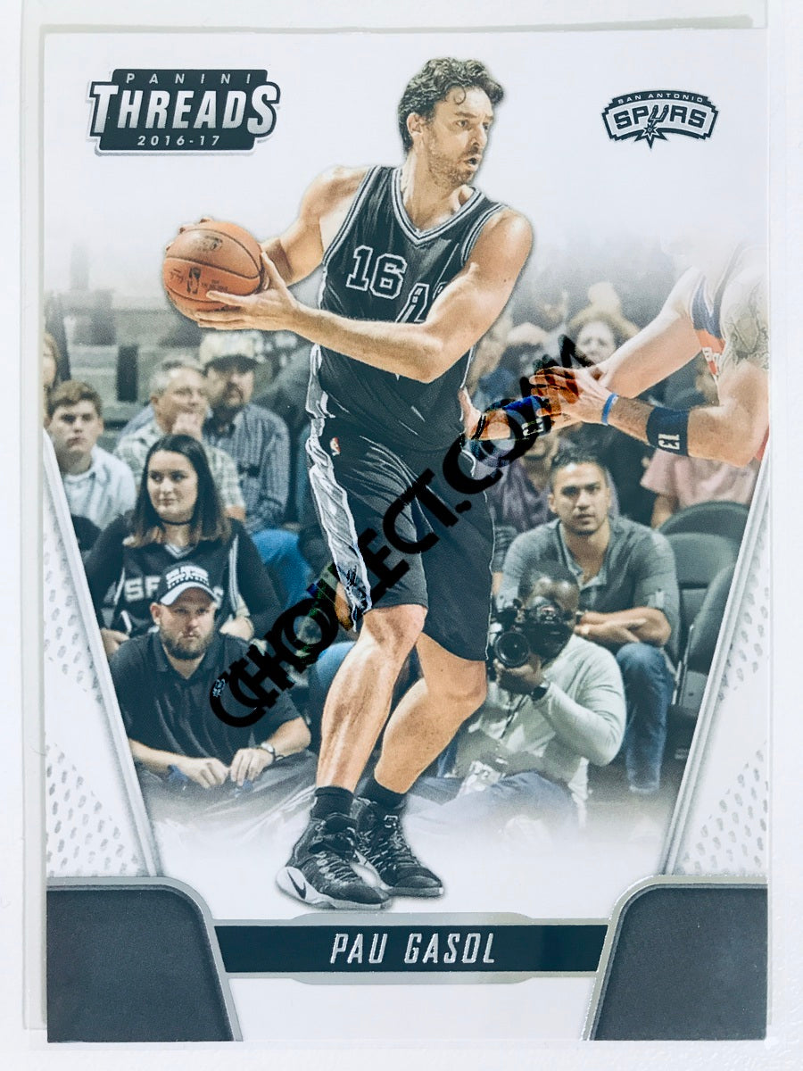 Pau Gasol - San Antonio Spurs 2016-17 Panini Threads #81