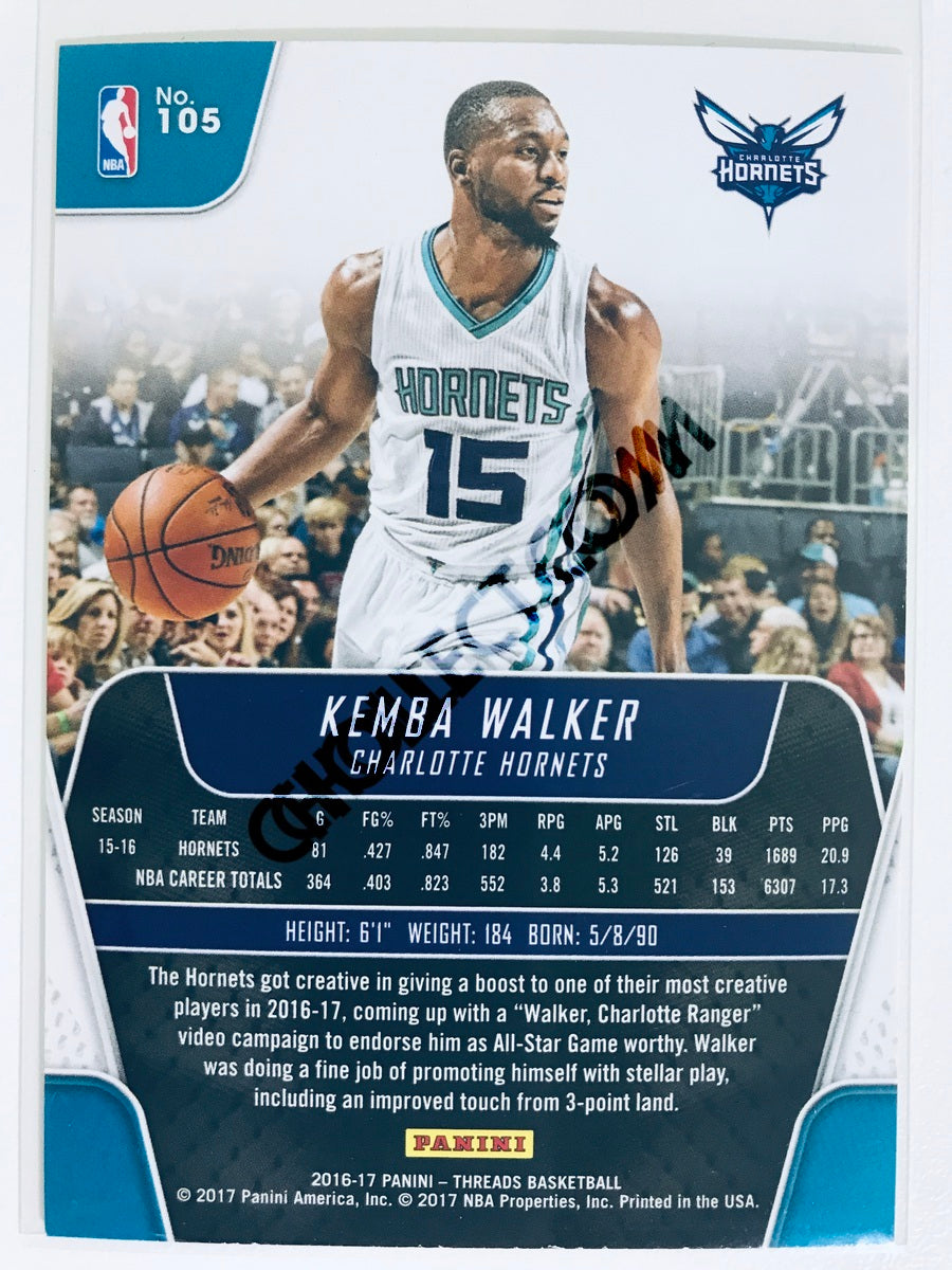 Kemba Walker - Charlotte Hornets 2016-17 Panini Threads #105