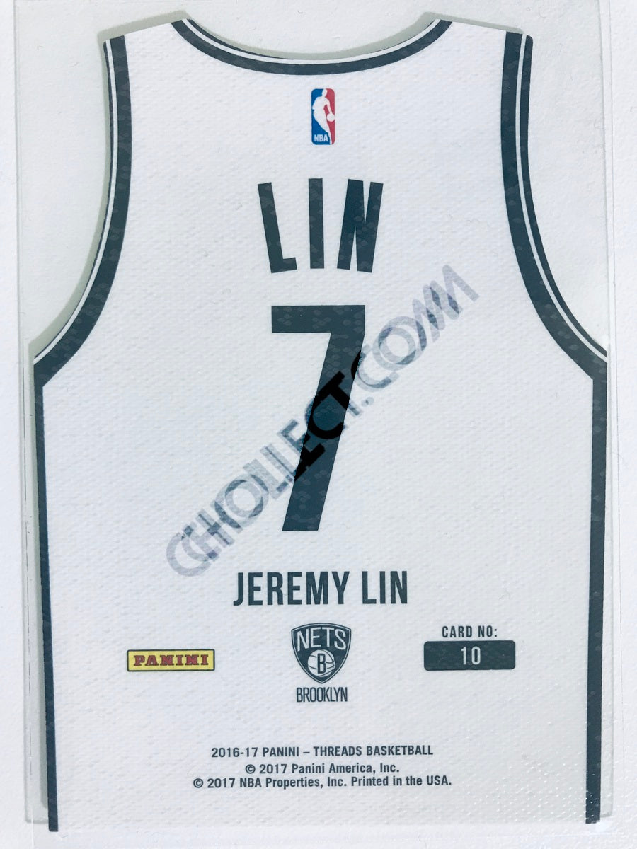 Jeremy Lin - Brooklyn Nets 2016-17 Panini Threads Die Cut Insert #10