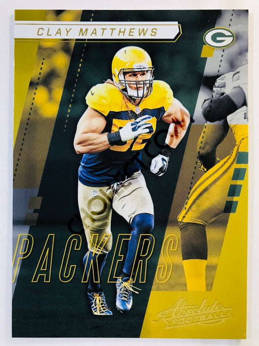 Clay Matthews - Green Bay Packers 2017-18 Panini Absolute #9