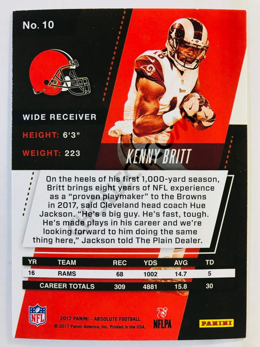 Kenny Britt - Cleveland Browns 2017-18 Panini Absolute #10