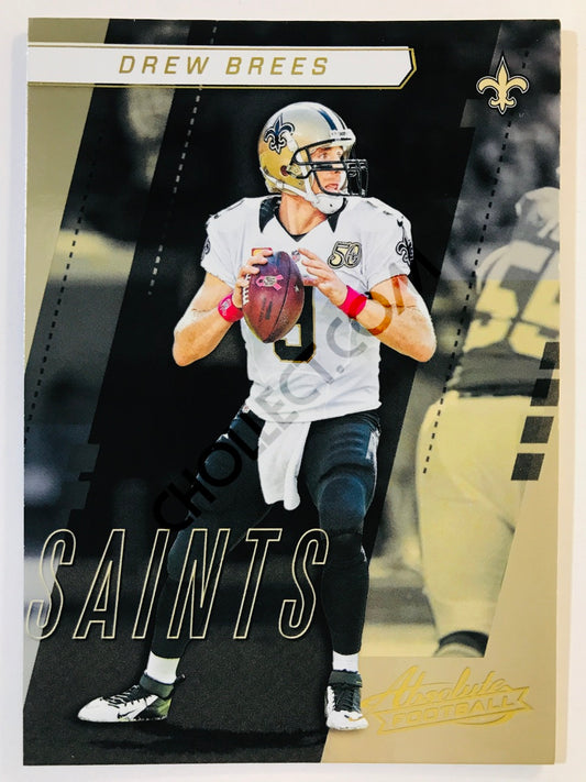 Drew Brees - New Orleans Saints 2017-18 Panini Absolute #11