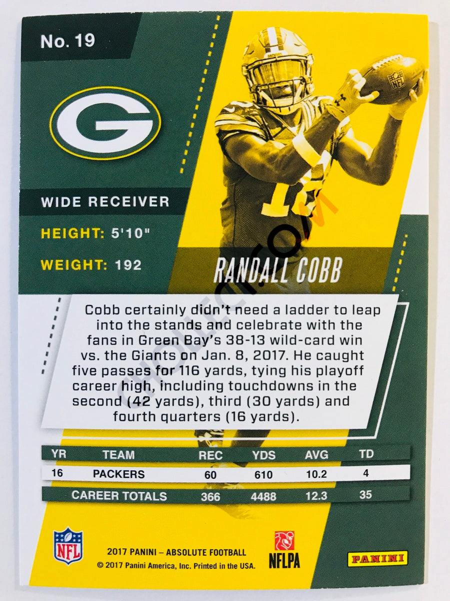 Randall Cobb - Green Bay Packers 2017-18 Panini Absolute #19