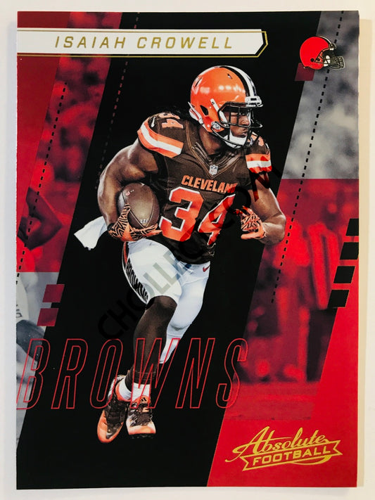 Isaiah Crowell - Cleveland Browns 2017-18 Panini Absolute #20