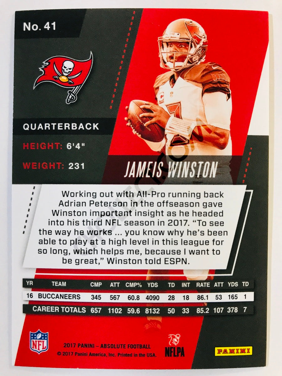 Jameis Winston - Tampa Bay Buccaneers 2017-18 Panini Absolute #41