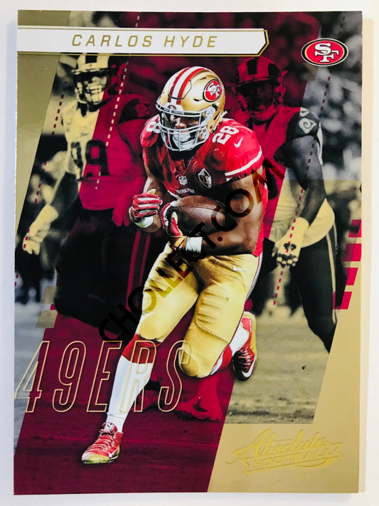 Carlos Hyde - San Francisco 49ers 2017-18 Panini Absolute #53