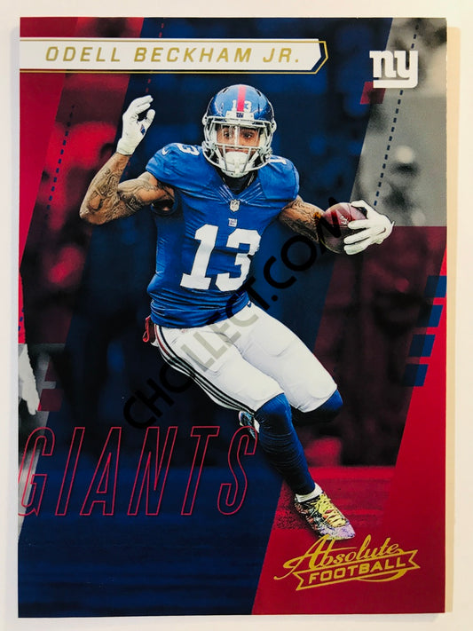 Odell Beckham Jr. - New York Giants 2017-18 Panini Absolute #55