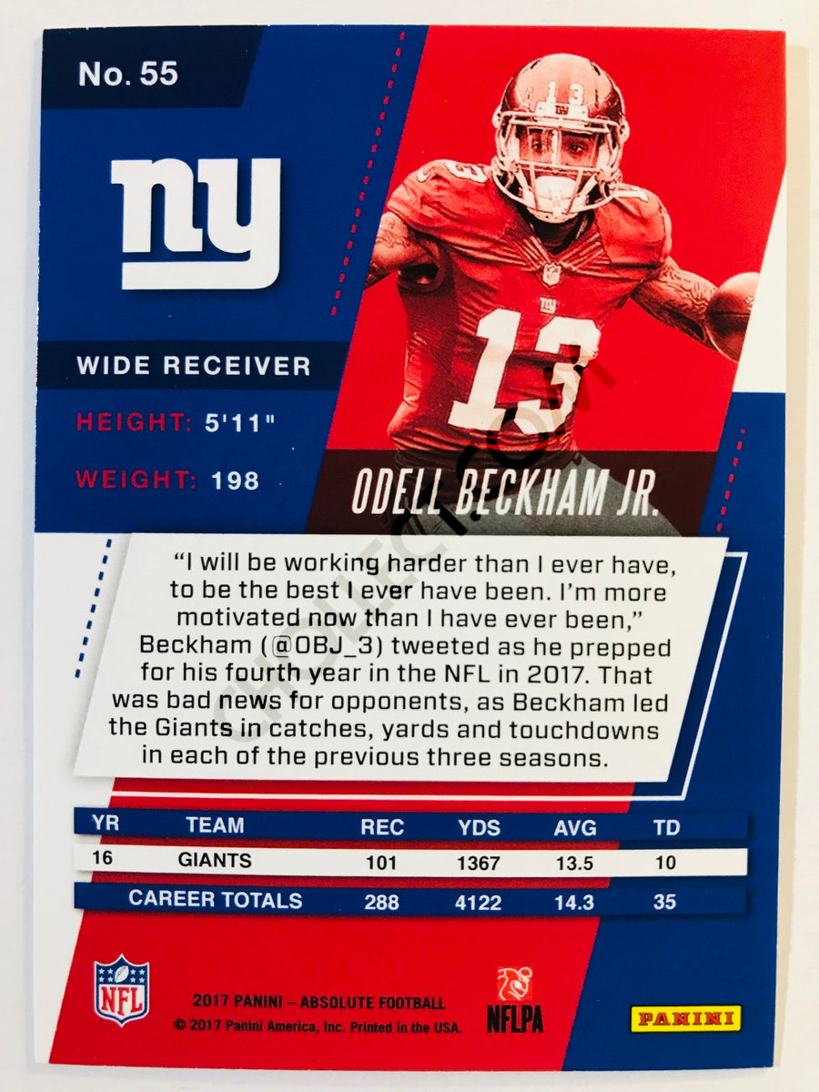 Odell Beckham Jr. - New York Giants 2017-18 Panini Absolute #55