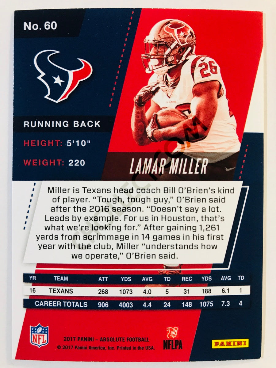 Lamar Miller - Houston Texans 2017-18 Panini Absolute #60