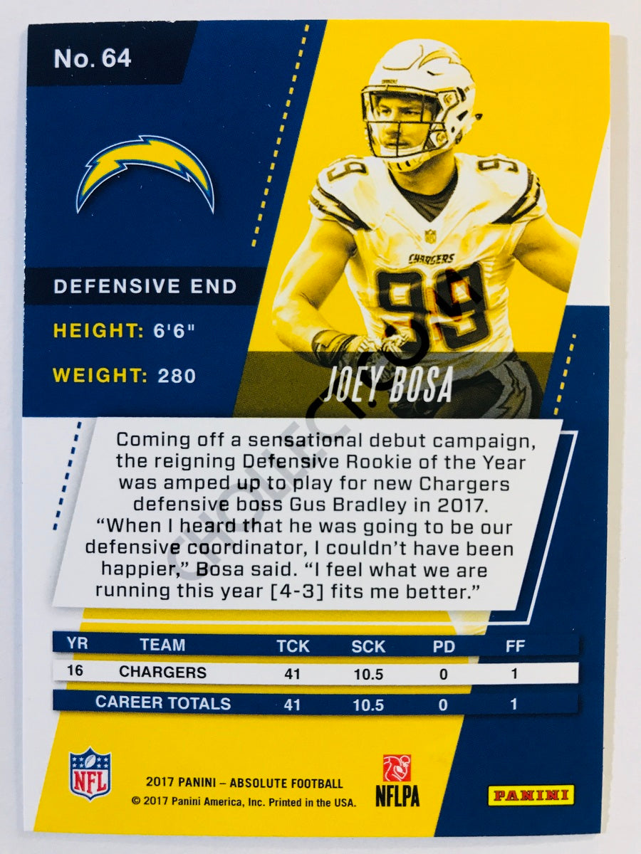 Joey Bosa - Los Angeles Chargers 2017-18 Panini Absolute #64