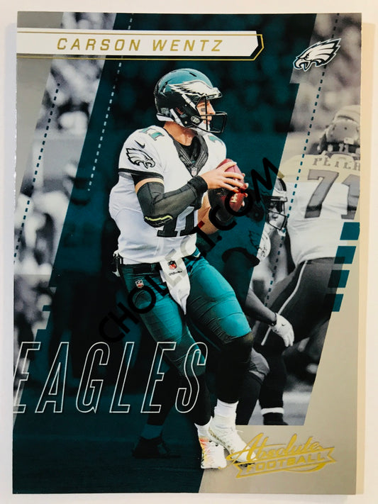 Carson Wentz - Philadelphia Eagles 2017-18 Panini Absolute #65