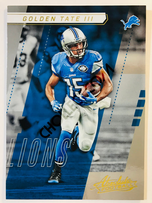 Golden Tate III - Detroit Lions 2017-18 Panini Absolute #67