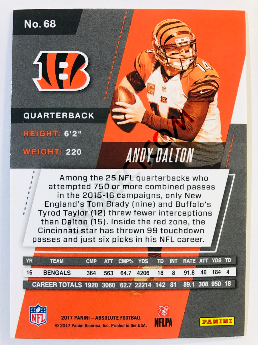 Andy Dalton - Cincinnati Bengals 2017-18 Panini Absolute #68