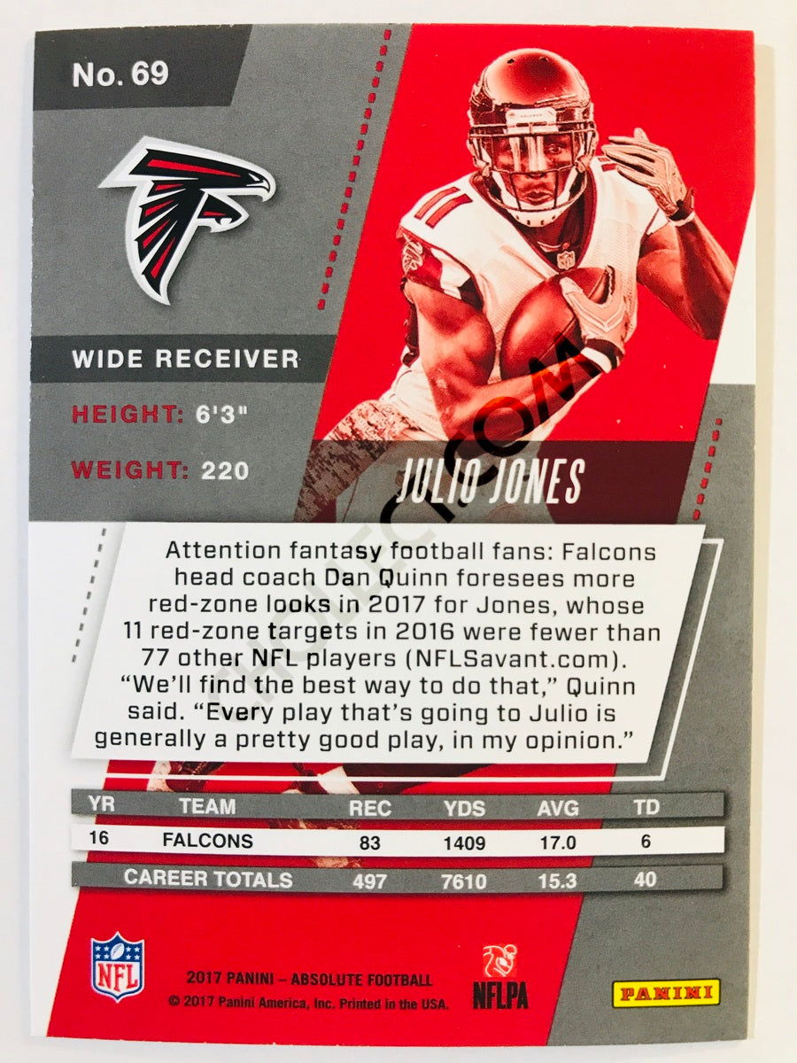 Julio Jones - Atlanta Falcons 2017-18 Panini Absolute #69