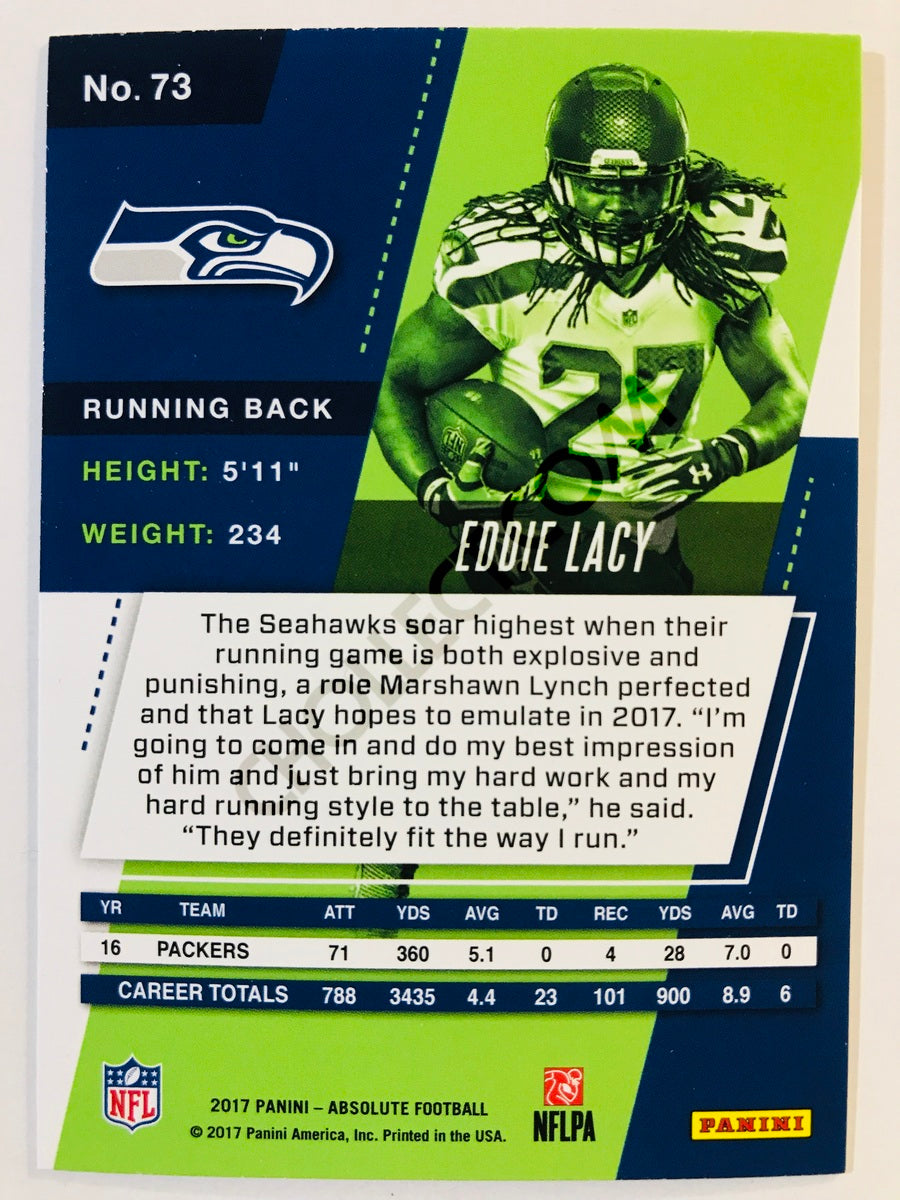 Eddie Lacy - Seattle Seahawks 2017-18 Panini Absolute #73