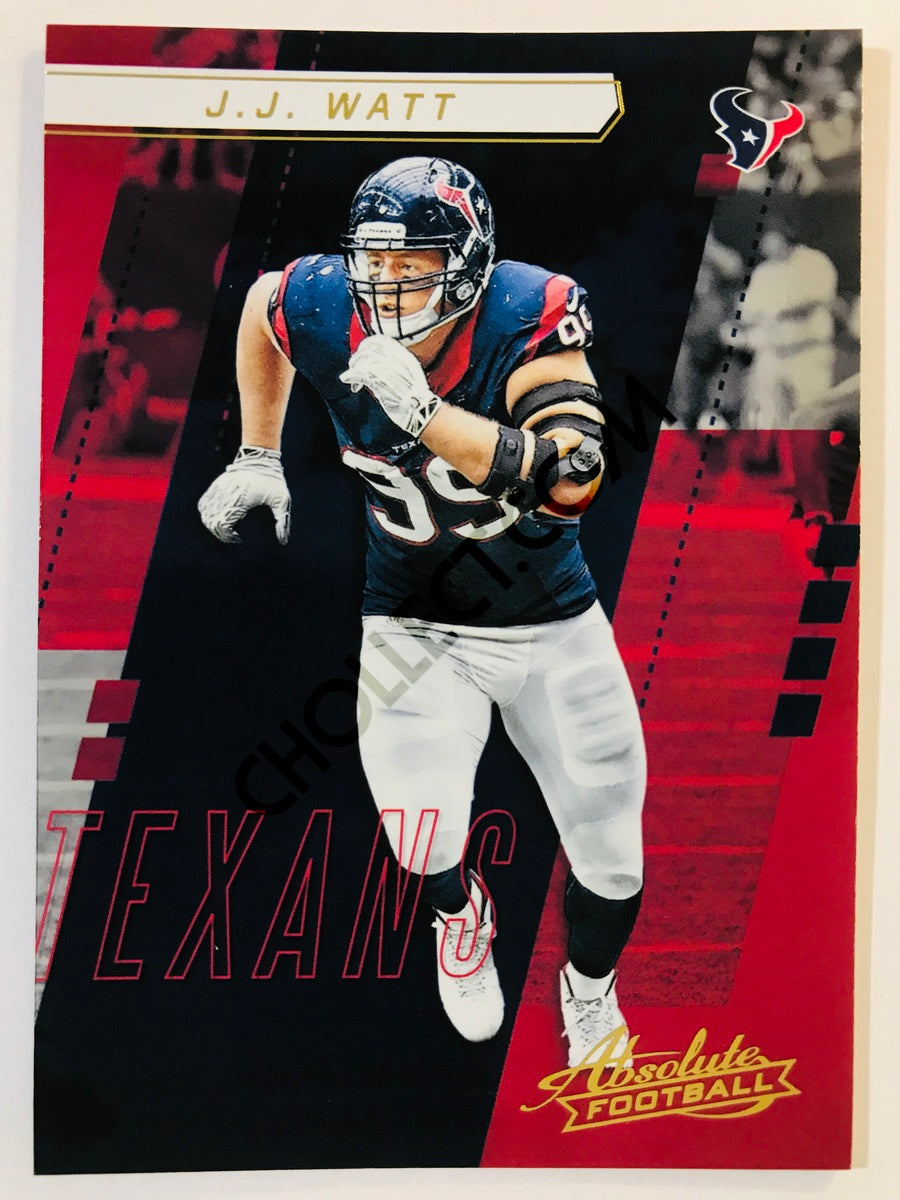 J.J. Watt - Houston Texans 2017-18 Panini Absolute #80