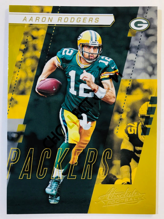 Aaron Rodgers - Green Bay Packers 2017-18 Panini Absolute #87