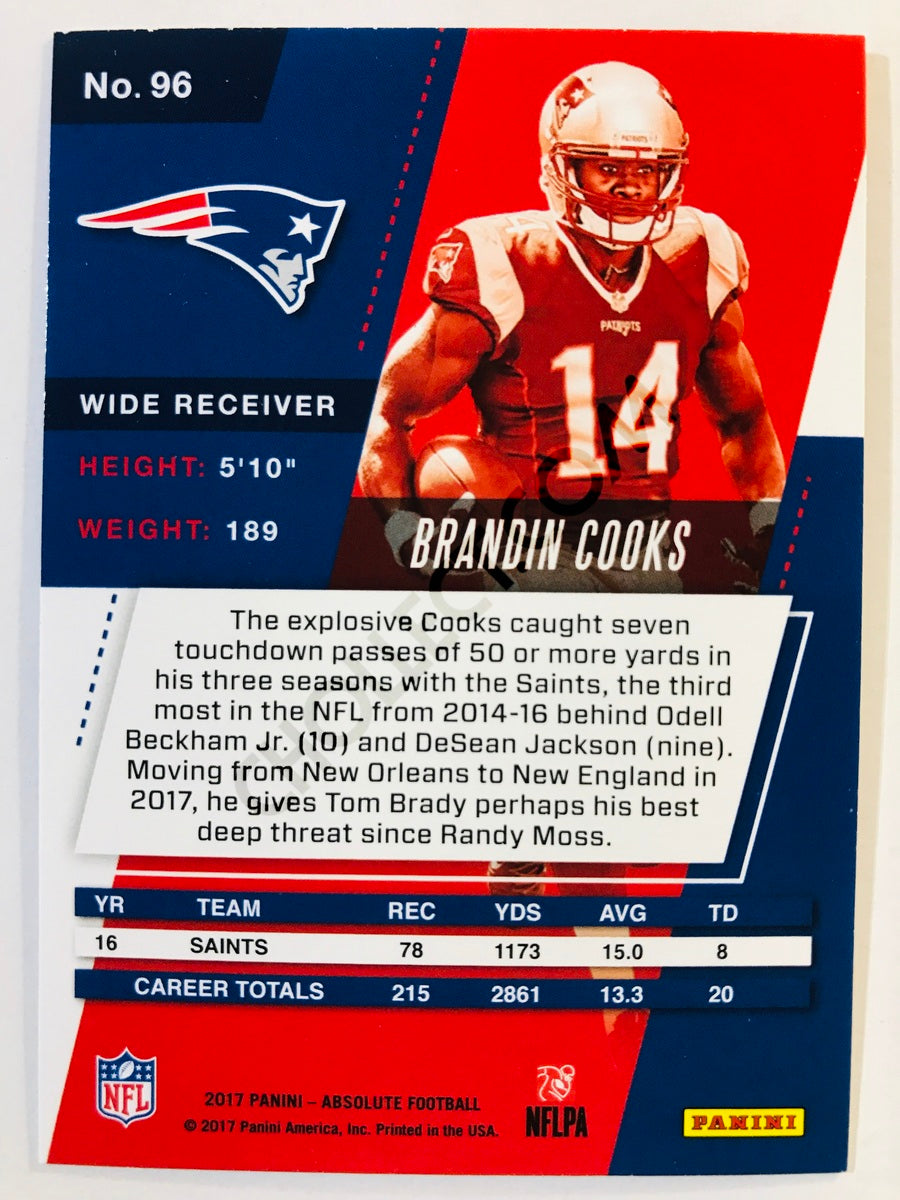 Brandin Cooks - New England Patriots 2017-18 Panini Absolute #96