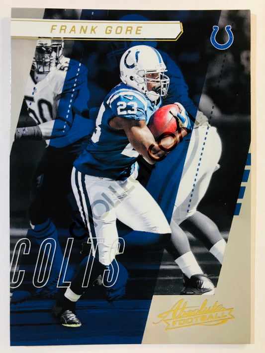 Frank Gore - Indianapolis Colts 2017-18 Panini Absolute #100