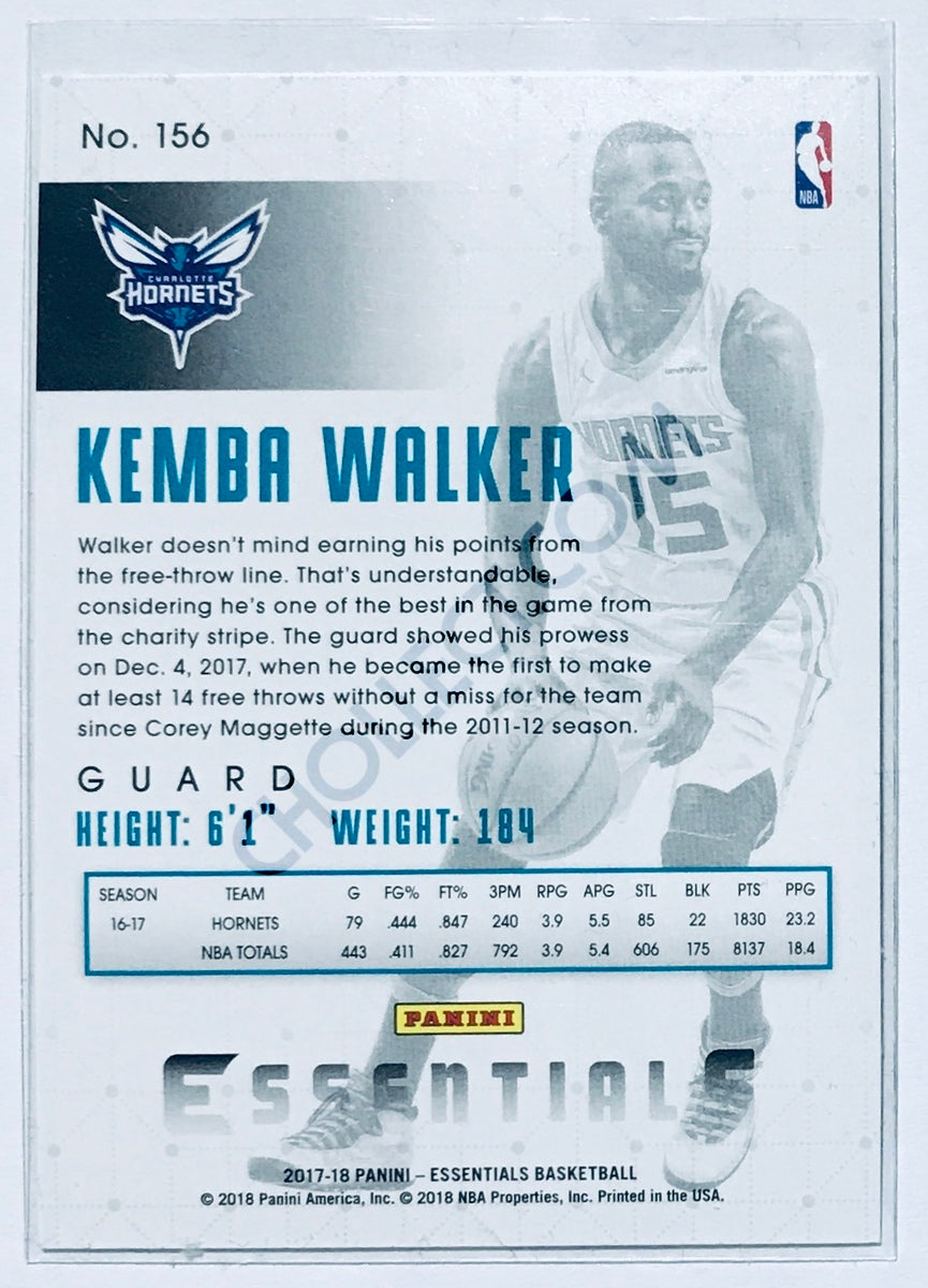 Kemba Walker - Charlotte Hornets 2017-18 Panini Essentials #156