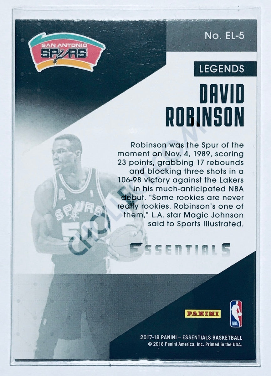 David Robinson - San Antonio Spurs 2017-18 Panini Essentials Legends #5