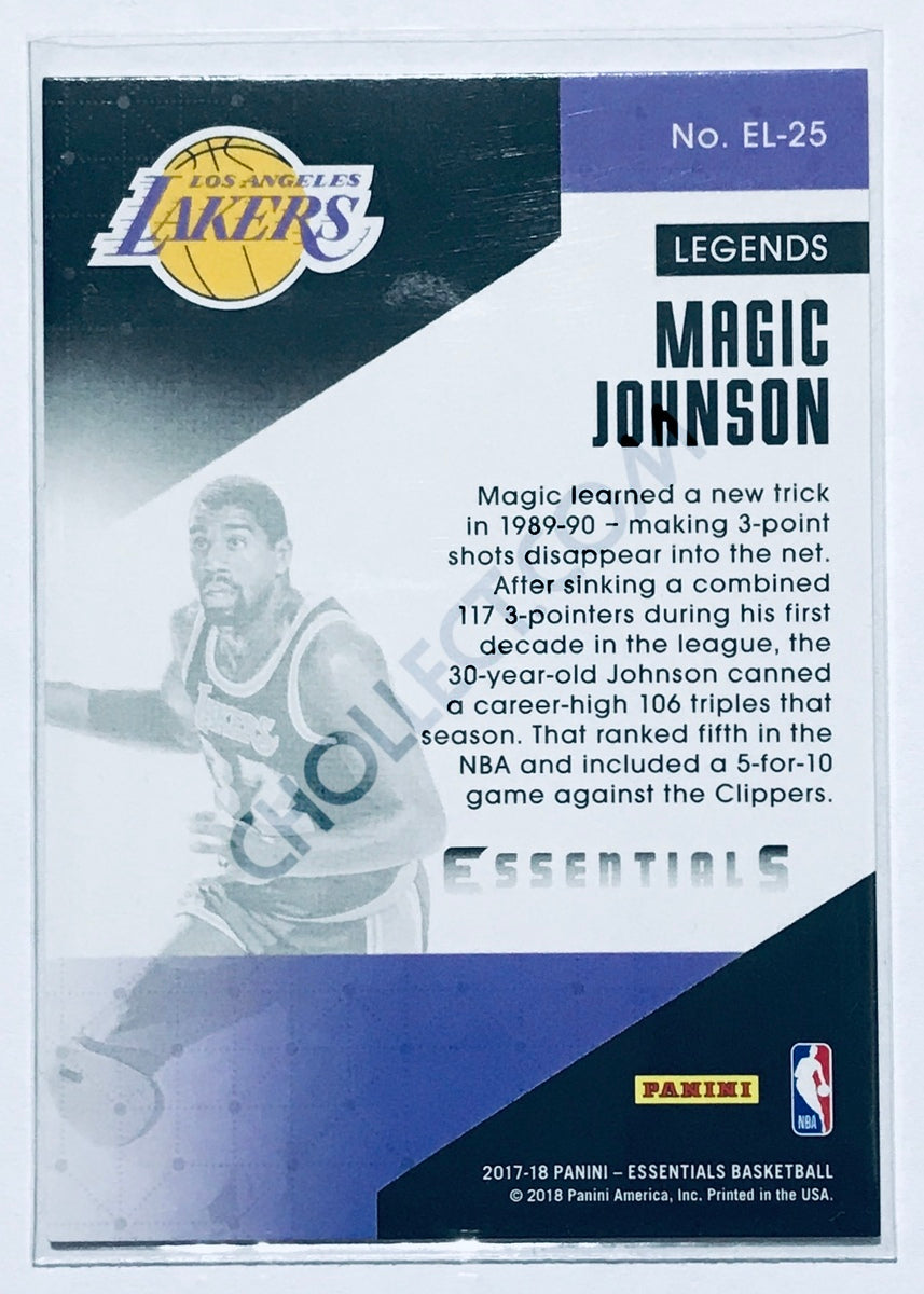Magic Johnson - Los Angeles Lakers 2017-18 Panini Essentials Legends #25